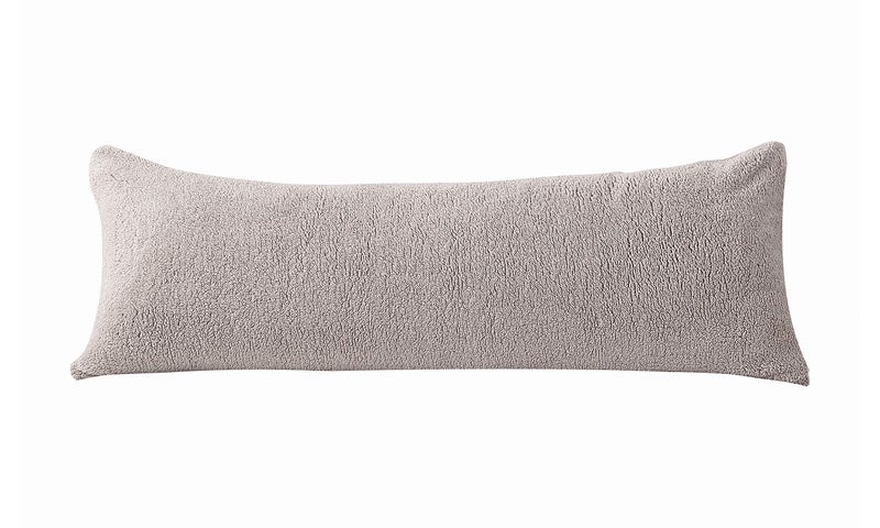 Reafort Ultra Soft Sherpa Body Pillow Cover/Case with Zipper Closure 21"x54" (21"x54" Body Pillow Cover, Taupe) - Image 2